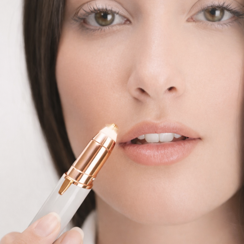 Depiladora facial de precisión con led